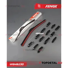 Щетка стеклоочистителя 480 мм (бескаркасная) FENOX