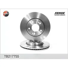 FENOX TB217755 TB217755 (230789 / 517120Q100 / 517121D000) диск тормозной передний [280*26*7, ] tucson, Sportage (Спортедж) 96- tb217755
