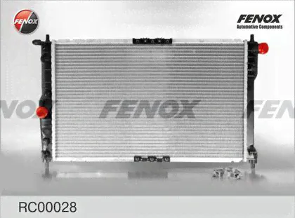 Радиатор охлаждения двигателя Fenox для Daewoo Lanos 1997-2008. Артикул RC00028