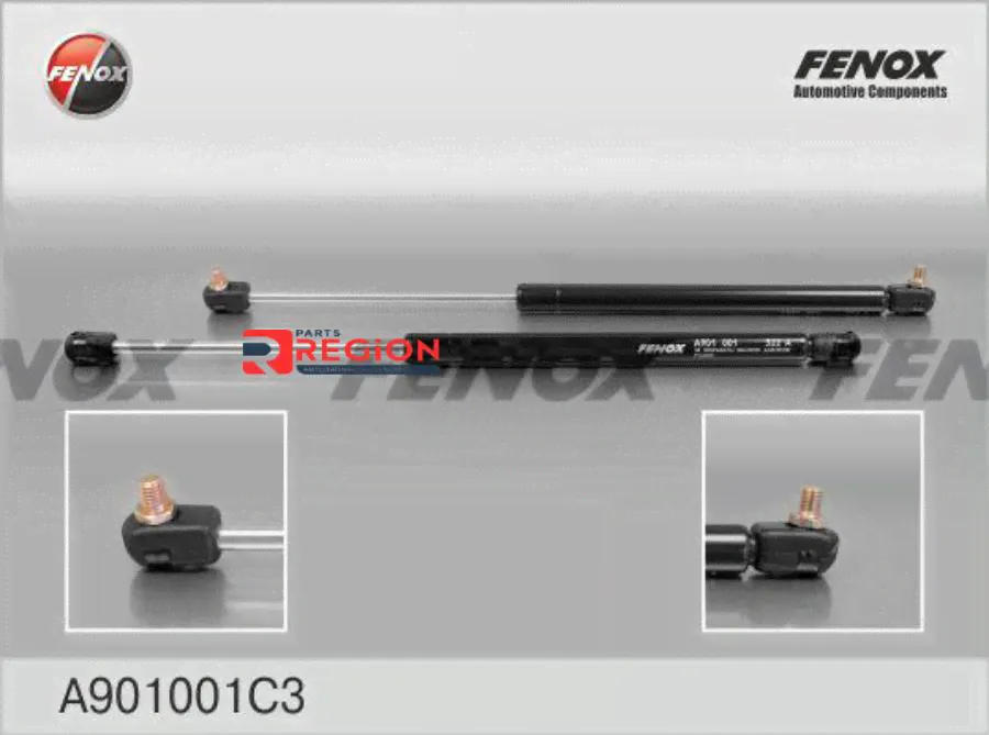 A901001C3 FENOX УПОР ГАЗОВЫЙ ВАЗ 2104, 2110-2112, 2121 упор капота; ЕВРОкрепление L=450, l=275, 260N-0