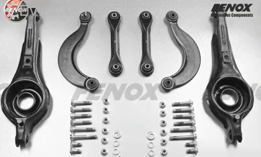 CA00002 FENOX Комплект рычагов подвески с крепежом на заднюю ось ford focus i, ii 97-11
