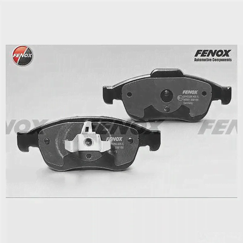 Тормозные колодки дисковые, комплект FENOX BP43256 2242899 971K TPO-0