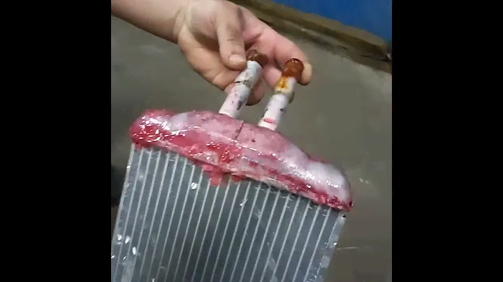 😐Шевроле ланос ,радиатор печки,замена
