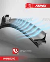 Щетка стеклоочистителя (дворник) Fenox для Nissan Qashqai I 2007-2013. Артикул WB65210